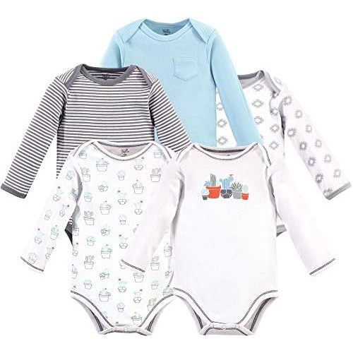 Touched by Nature unisex-baby Organic Cotton Long-sleeve Bodysuits