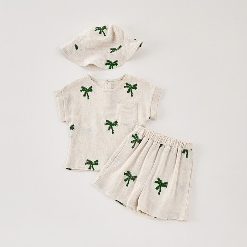 Baby 2-Piece Coconut Tree Set with Hat