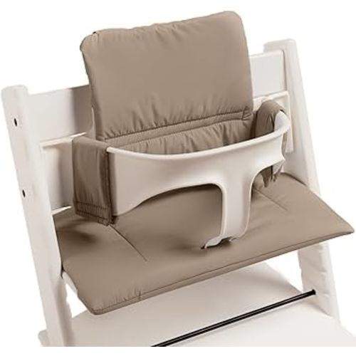 Cushion Compatible with Stokke Tripp Trapp - Waterproof Soft Seat Cushion for Infants, Babies & Toddlers - High Chair Accessories, Easy to Install, Easy to Clean - Mocha