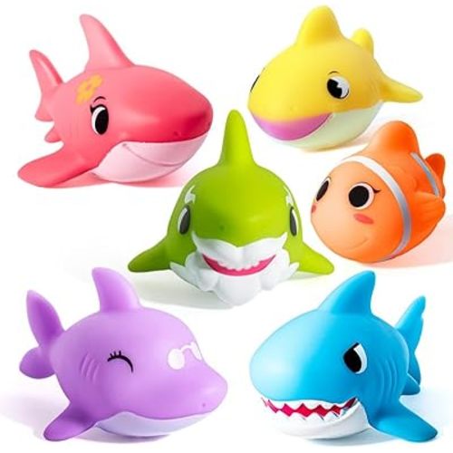 Hely Cancy Bath Toys for Kids - No Hole Baby Toys for 1 Year Old Infant Boys Girls, Shower Water Pool Toys