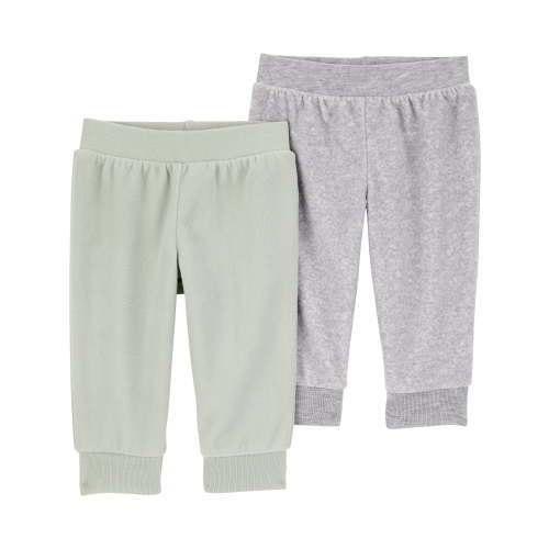 Carter's Child of Mine Baby Fleece Pants, 2-Pack, Sizes Preemie-18 Months