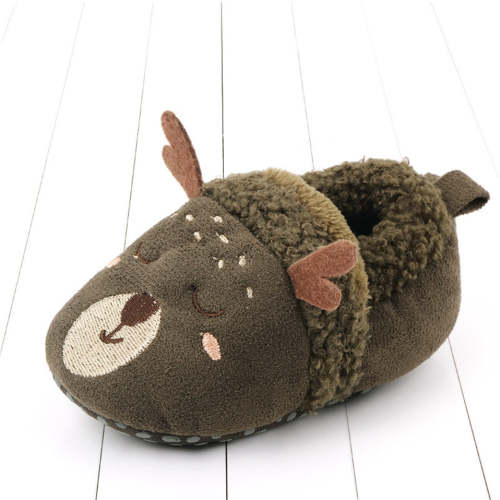 Newborn Infant Baby Shoes Anti-slip First Walker Animal Slippers – August + Willow