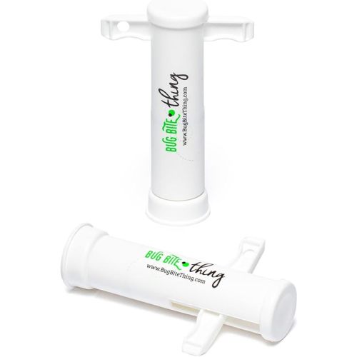 BUG BITE THING Suction Tool - Bug Bites and Bee/Wasp Stings, Natural Insect Bite Relief - White 2-Pack