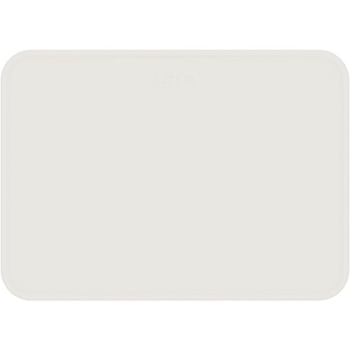 Lalo Silicone Placemat for Toddlers & Babies - Non-Slip Kids Placemat for Restaurants & Dining Tables - Non-Toxic & BPA Free Safe - for Ages of 4 Months and Up - Oatmeal