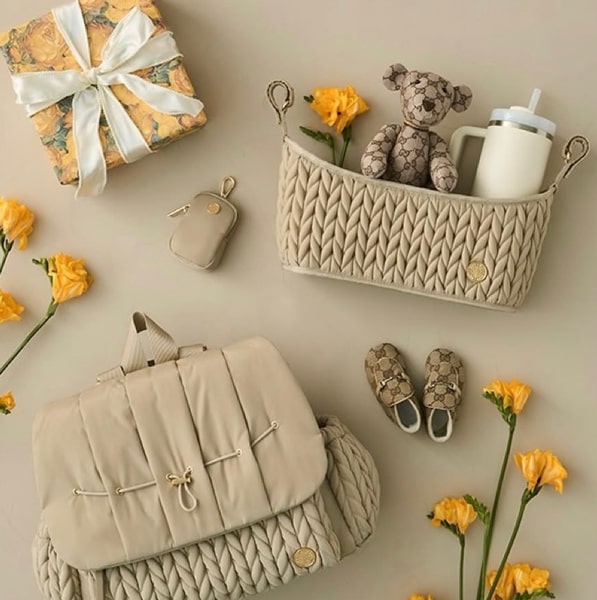Levy Backpack Beige Mother’s Day Set