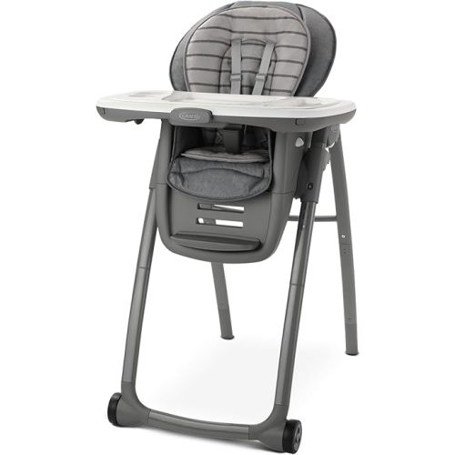 Graco Table2Table Premier Fold 7 in 1 Convertible High Chair | Converts to Dining Booster Seat, Kids Table, and More, Maison