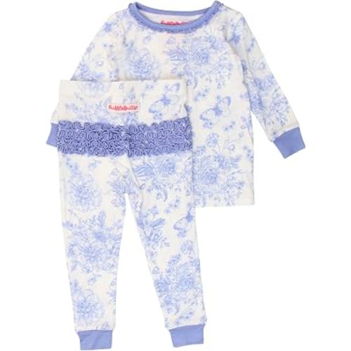 Toddler Girls Ruffle Long Sleeve Pajama Set