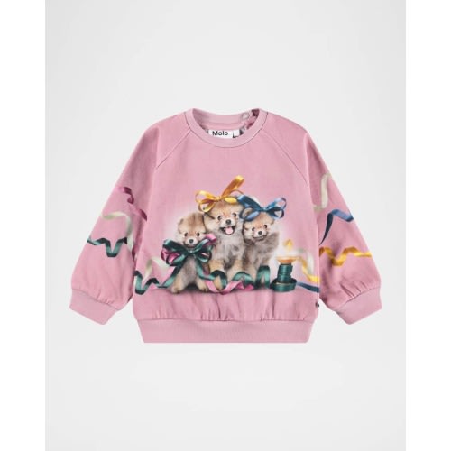 Girl's Disc Sweatshirt, Size 3M-4T