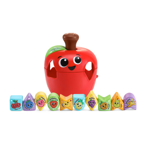 LeapFrog Spin & Change Apple Shape Sorter™ Shape Sorting Toys with Accessories Included, Baby and Toddler Toys