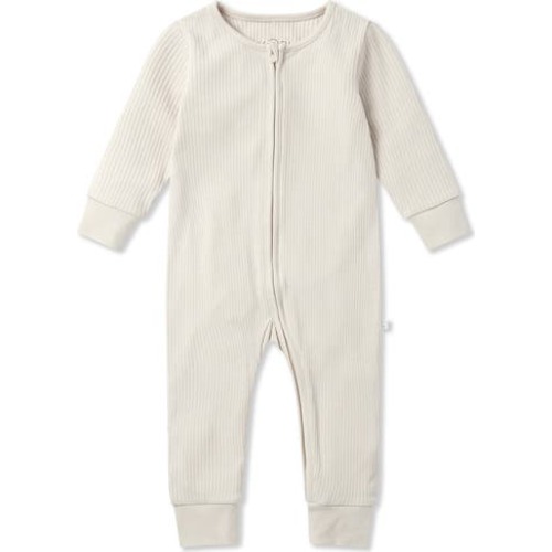 Rib Fitted One-Piece Romper