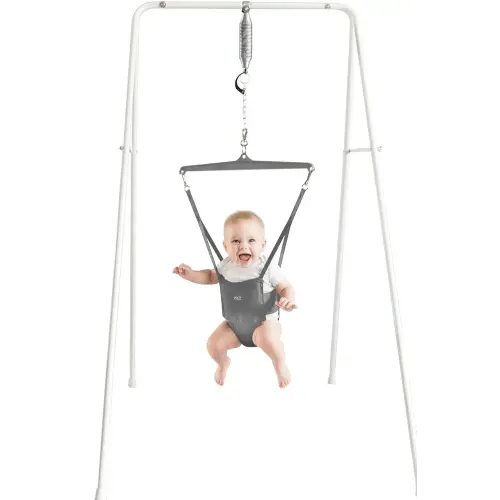 Jolly Jumper *Classic* with Stand - The Original Baby Exerciser and Your Alternative to Activity Centers and Baby Bouncers. Trusted by Parents, Loved by Babies for Over 75 Years.