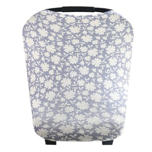 Copper Pearl Multi-Use Cover: Car Seat Covers, Nursing Cover, and Stroller Cover for Sun - Stretchy Fabric, All-Season Use, Stylish Designs, Easy Access for Moms - Lacie