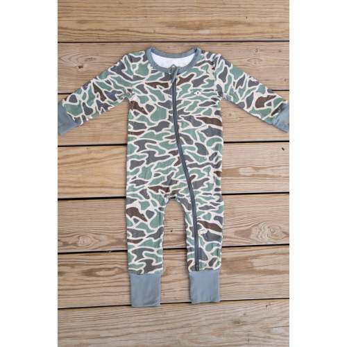 Baby Zip Up - Retro Duck Camo – BURLEBO
