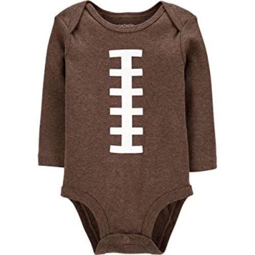 Carter's Baby Boy's Thanksgiving Football Long Sleeve Bodysuit