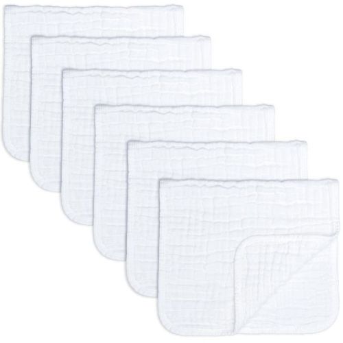 Muslin Burp Cloths Large 100% Cotton by Comfy Cubs