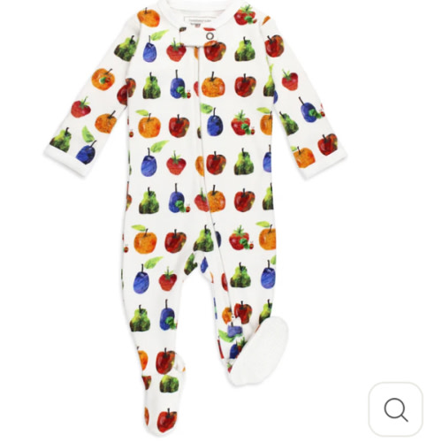 Organic 2-Way Zipper Footie in Fruit – L'ovedbaby
