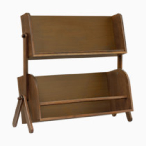 babyletto Tally Storage and Bookshelf - Natural Walnut