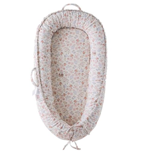 CooCooBaby Infant Lounger, Baby Nest Cover for Baby Girls & Boys, Newborn Essentials for Baby 0-18 Months, 100% Cotton Breathable (Wonderland)