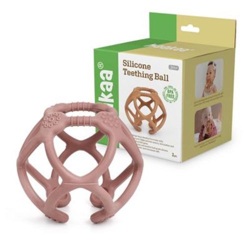 Haakaa Silicone Teething Ball 1 Pk Blush