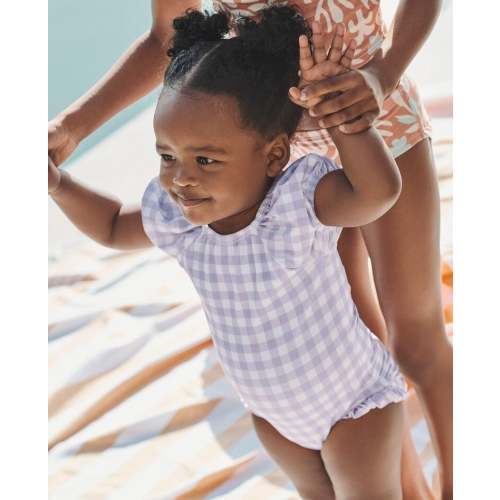 Baby One-Piece Puff Sleeve Swimsuit | Hanna Andersson