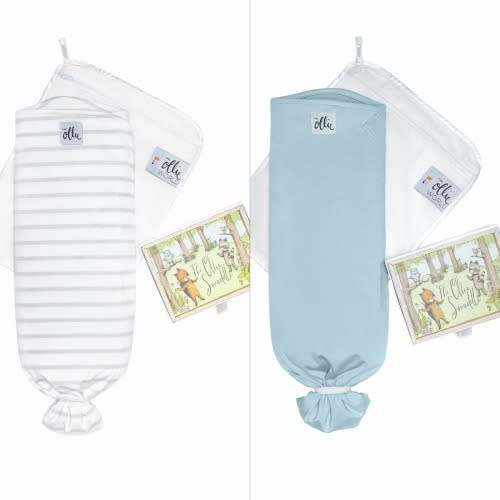 The Ollie® Swaddle Bundle (2-Pack) | Steele and Sky Blue