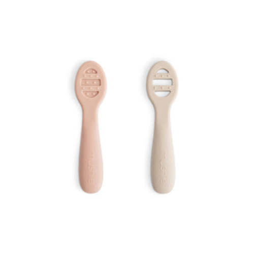 First Feeding Baby Spoons 2-Pack – Mushie