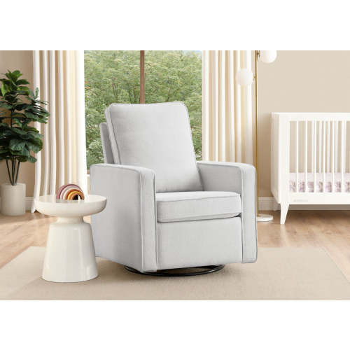 collections gliders products luna-nursery-swivel-glider - deltachildren