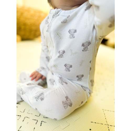 Ellie Elephant Organic Footie