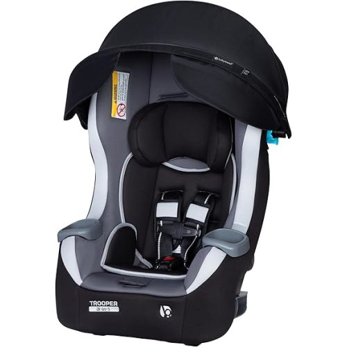 Baby Trend Trooper™ Plus 3-in-1 Convertible Car Seat with Canopy, Dash Twilight
