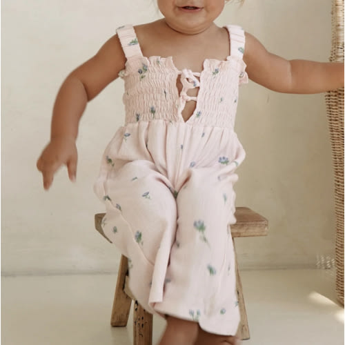 LOTTIE JUMPSUIT - BELLE FLEUR BLUSH