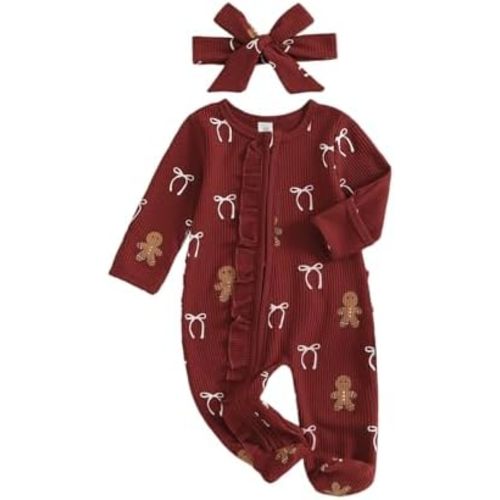 Halloween Baby Boy Girl Outfit Pumpkin Long Sleeve Onesie Romper Jumpsuit Halloween Clothes Girl Boy