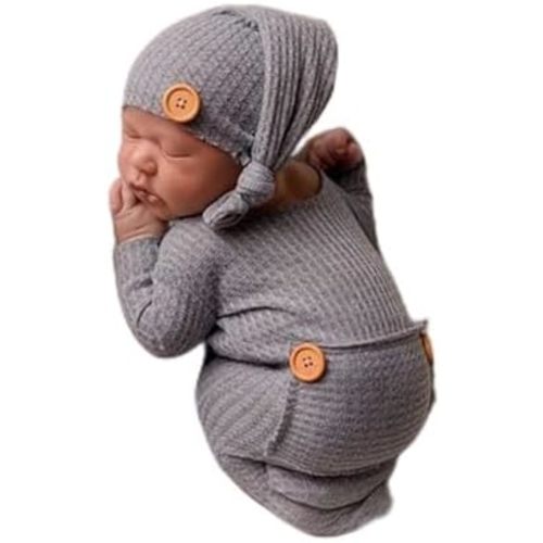 Newborn Baby Photography Bodysuits Outfits Boy Girl Infant Photo Crochet Romper Outfit