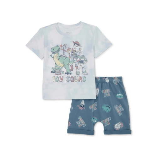 Toy Story Toddler Boy Toy Squad Graphic T-Shirt and Shorts Set, 2-Piece, Sizes 12M-5T