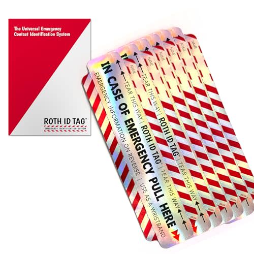 Family ROTH ID TAG™ Kit | Emergency Contact Identification System for Car Seats, Strollers, Wheelchairs, Walkers, and More!