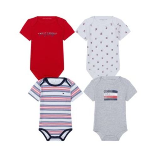 Baby Boys 4-Pack Signature Short Sleeve Bodysuits
