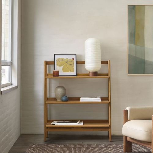 Mid-Century Low Bookshelf (36")