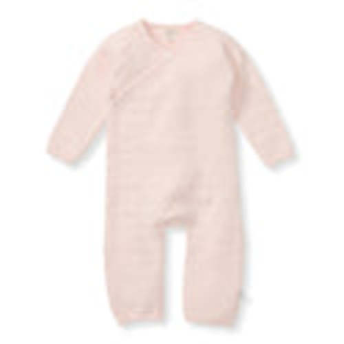 Organic Cotton Quilted Bee Wrap-Front Baby Jumpsuit - Ranunculus – Burt's Bees Baby