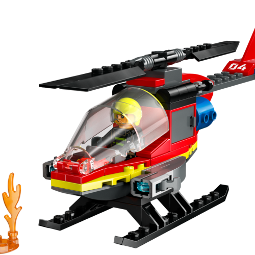 Fire Rescue Helicopter 60411 | City | Buy online at the Official LEGO® Shop US