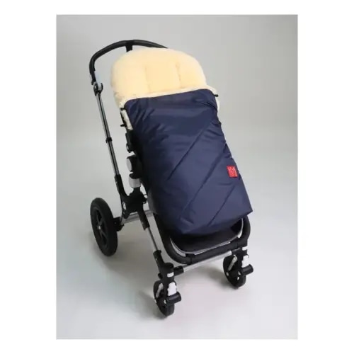 Kaiser - Hugo Lambskin Universal Footmuff - Navy blue | Smallable