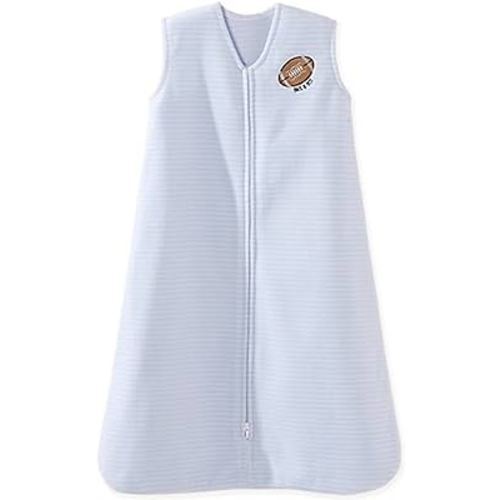 HALO Sleepsack Micro-Fleece Wearable Blanket, TOG 1.0, Football Stripe, Medium