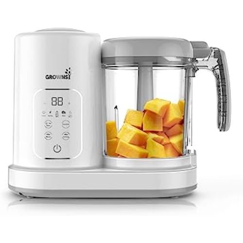 Baby Food Maker | Baby Food Processor | All-in-One Puree Blender Steamer Grinder Baby Food Mills Machine, Auto Cooking & Grinding, LCD Display, BPA Free