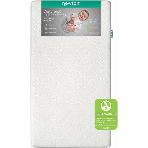 Newton Baby Crib Mattress - Waterproof Infant & Toddler Mattress, Baby Bed Mattress for Crib, Dual-Layer, Safe, Breathable & Washable Crib Mattress from Cover to Core, Deluxe 5.5 Inch-Cushion, White