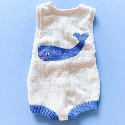 Sleeveless Organic Baby Rompers with Taxi Graphic by Estella