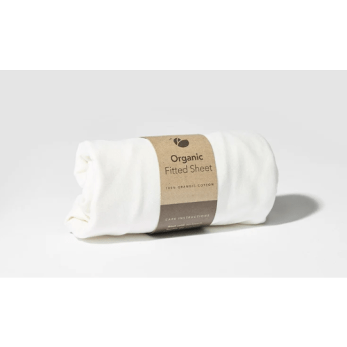 Organic Cotton Fitted Sheet for Lotus Everywhere Travel Crib – Guava Family