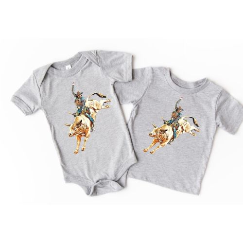 Bull Rider Cowboy Onesies