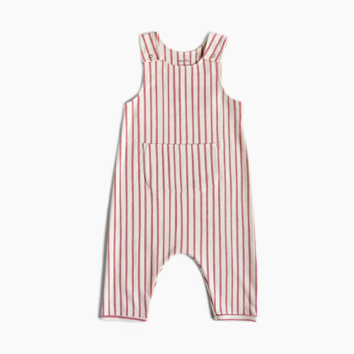 Pehr Stripes Away Overall - Peony, 0-3 M