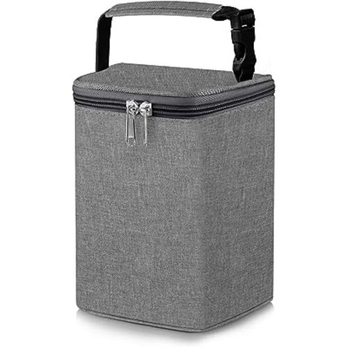 Accmor Breastmilk Cooler Bag, Baby Bottle Cooler Bags, Insulated Bottle Cooler Tote Bags On The Go, Fits 4 Large 8oz Bottles, for Nursing Mom Daycare Travel