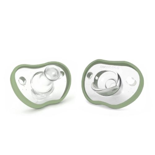 Nanobebe Flexy Pacifier 0-3M 2Pk Sage