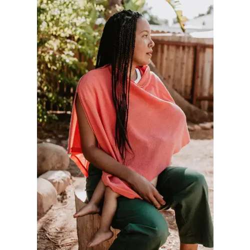 The Coral Cocoon™ Breathable Nursing Cover