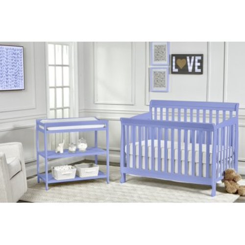 Suite Bebe Riley 4-in-1 Convertible Crib, Lilac Finish